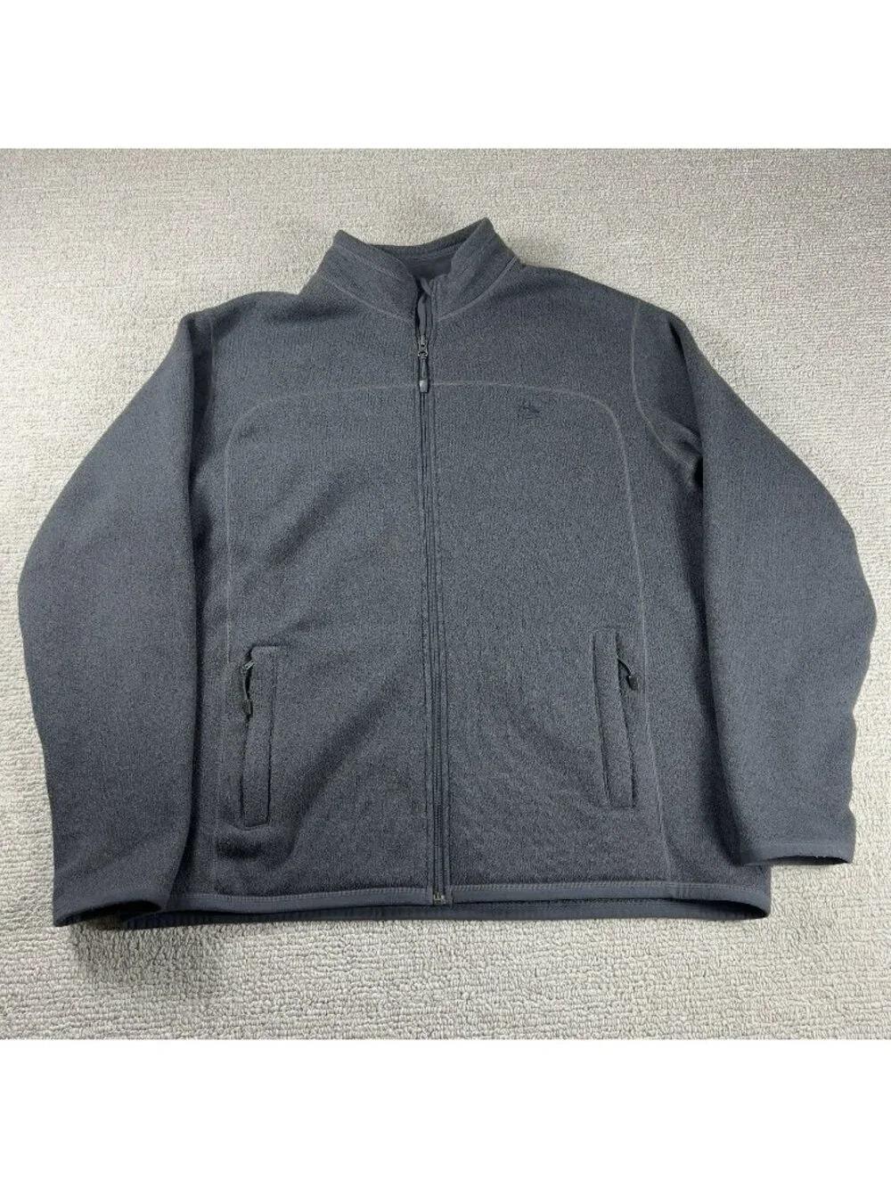 Vintage Nike ACG Full Zip Fleece Over Sized Jacket Gray Women’s Size XL